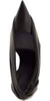 Black Calfskin High Heel Pumps 4