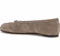 Gray Calf Leather Bos Taurus Ballet Flats 3
