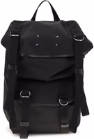 Black Nylon Backpack 1
