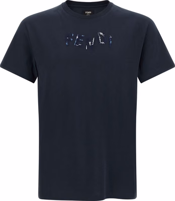 Blue Cotton T-Shirt