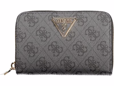 Black Polyurethane Women Wallet