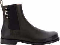 Brown Calfskin Chelsea Boots 1