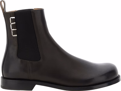 Brown Calfskin Chelsea Boots