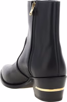 Black Calfskin Ankle Boots 3