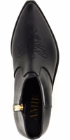 Black Calfskin Ankle Boots 4