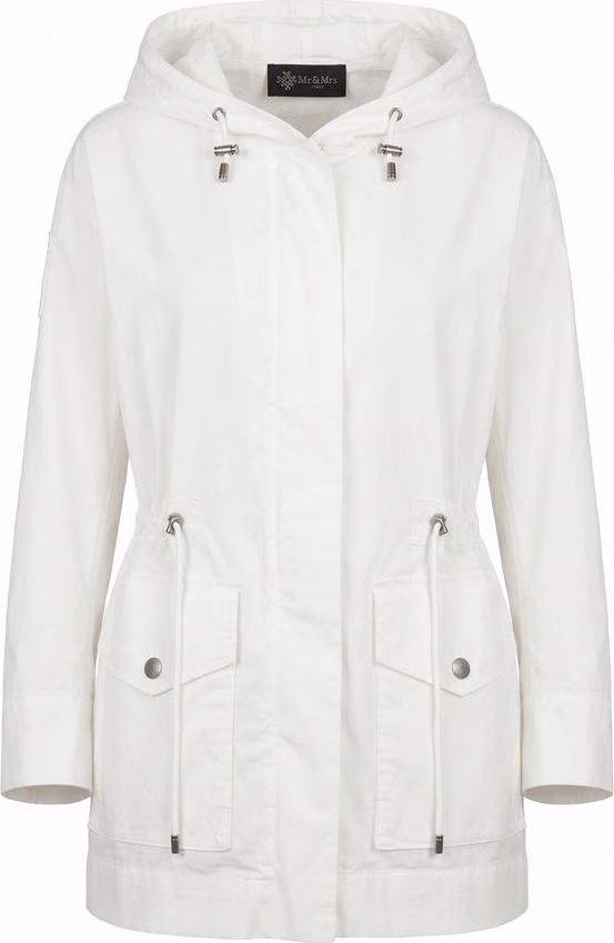 White Cotton Women Jacket