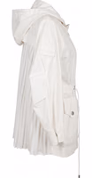 White Cotton Women Jacket 2