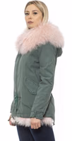 Green Cotton Women Jacket 2