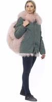Green Cotton Women Jacket 4