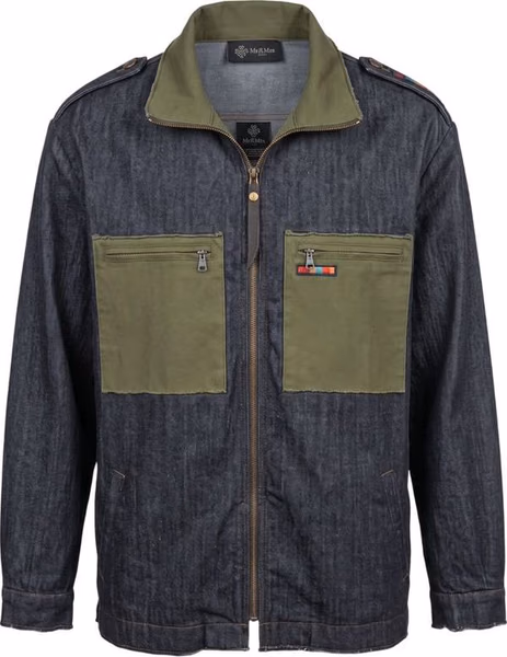 Grey Cotton Men Jacket