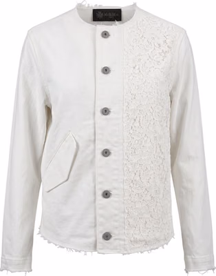 White Cotton Women Jacket