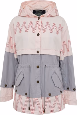 Pink Cotton Women Jacket