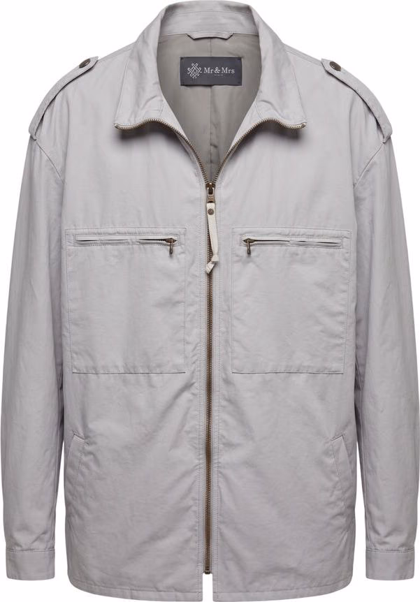 Green Polyurethane Men Jacket