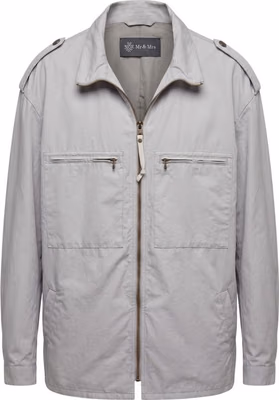 Green Polyurethane Men Jacket