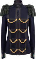 Blue Cotton Women's Jacket 1