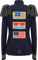 Blue Cotton Women's Jacket 3