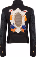 Black Cotton Women Jacket 3
