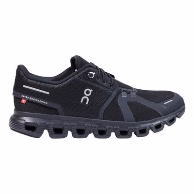 Black Synthetic Athletic Sneakers