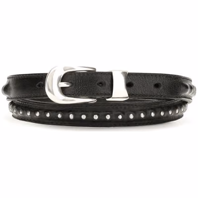 Black Calf Leather Bos Taurus Regular Belt
