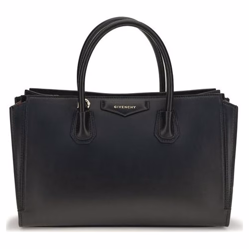 Black Calf Leather Bos Taurus Handbag