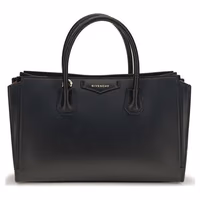 Black Calf Leather Bos Taurus Handbag 1