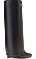 Black Calf Leather Bos Taurus Boots 1