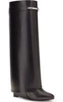 Black Calf Leather Bos Taurus Boots 2
