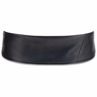 Black Calf Leather Bos Taurus High-Waist Belt 2
