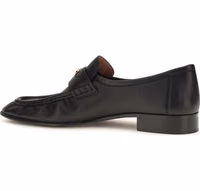 Black Calf Leather Bos Taurus Slip-On Loafers 3