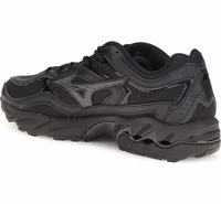 Black Fabric Athletic Sneakers 3