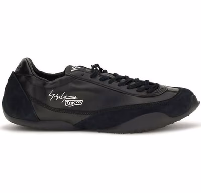Black Calf Leather Bos Taurus Athletic Sneakers