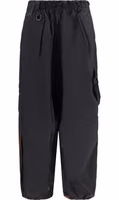 Black Polyamide Cargo Pants 1