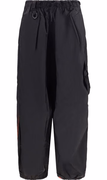 Black Polyamide Cargo Pants