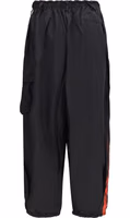 Black Polyamide Cargo Pants 2