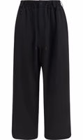Black Wool Oves Aries Casual Pants 1