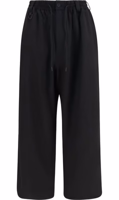 Black Wool Oves Aries Casual Pants