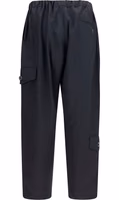 Black Polyester Athletic Pants 2