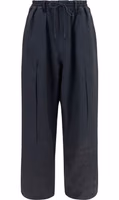 Black Polyester Joggers (Workout Pants) 1
