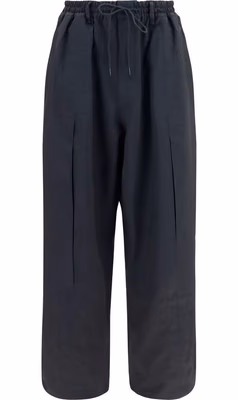 Black Polyester Joggers (Workout Pants)