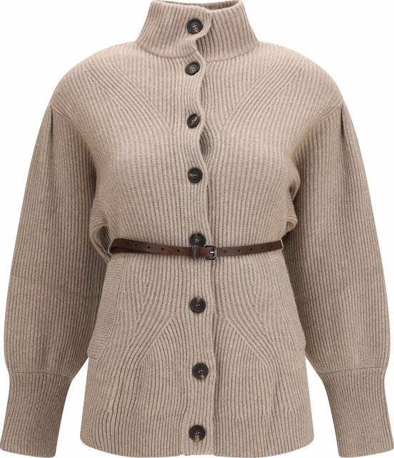 Beige Wool Oves Aries Cardigan