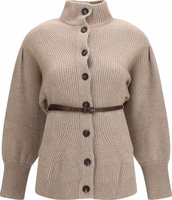 Beige Wool Oves Aries Cardigan