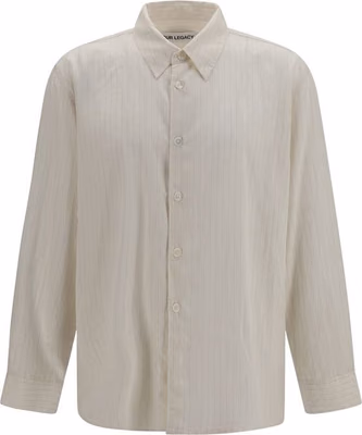 Beige Lyocell Pattern Shirt