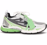 Bicolor Polyethylene Athletic Sneakers 1