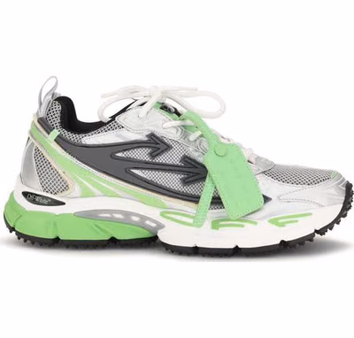 Bicolor Polyethylene Athletic Sneakers