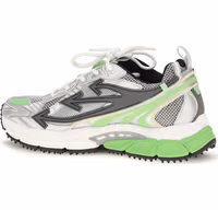 Bicolor Polyethylene Athletic Sneakers 3