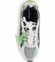 Bicolor Polyethylene Athletic Sneakers 4