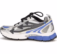 Gray Polyethylene Athletic Sneakers 3