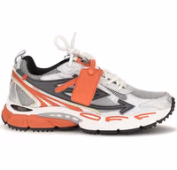 Red Polyethylene Athletic Sneakers 1