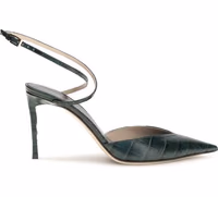 Bicolor Calf Leather Bos Taurus High Heel Pumps 1