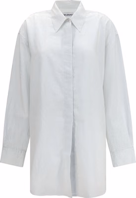 White Modal Pattern Shirt